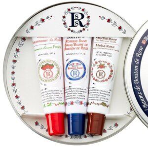 Smith's Rosebud Medley of Lip Balm Tubes (Strawberry, Mocha Rose, Rosebud Salve)